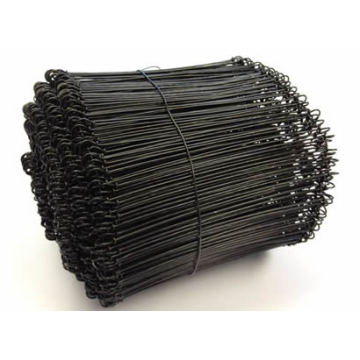 Black Double Loop Tie Wire